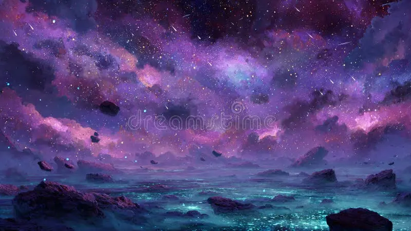 娱乐城宇宙星云梦幻背景