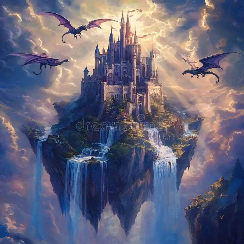 娱乐城漂浮在星海中的梦幻城堡