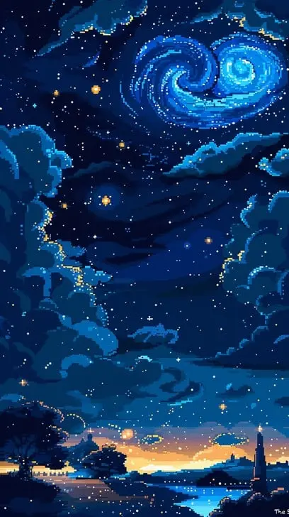 娱乐城星空艺术画作